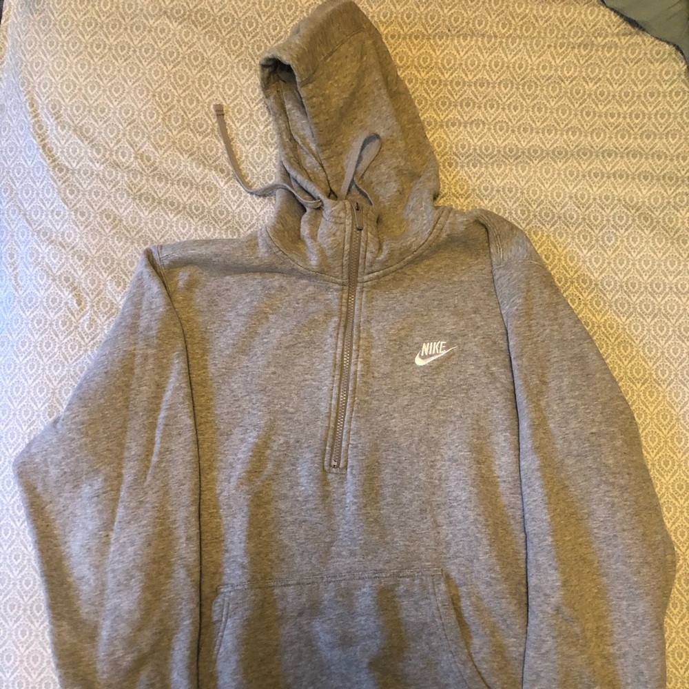 Nike half zip up pullover hoodie
